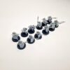 A photo of Dwarf Warriors with Spears Warhammer miniatures