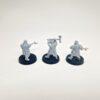 A photo of Dwarf Warriors with Mattocks Warhammer miniatures