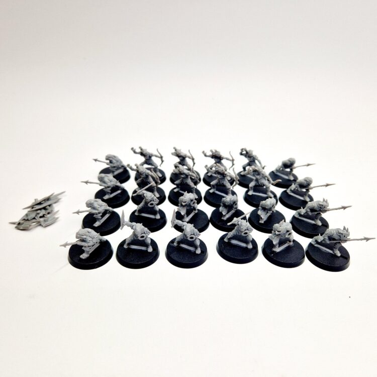 A photo of Moria Goblins Warhammer miniatures