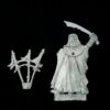 A photo of a Far Harad Haradrim Chieftain on Foot Middle Earth Warhammer miniature