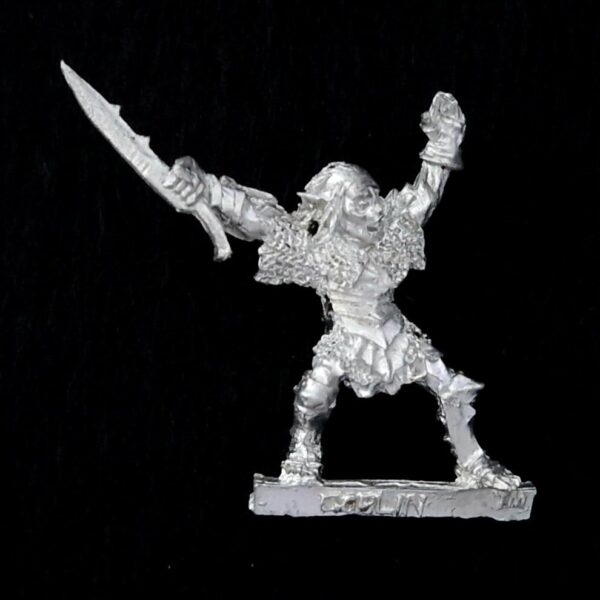 A photo of a Moria Goblin Captain Middle Earth Miniature