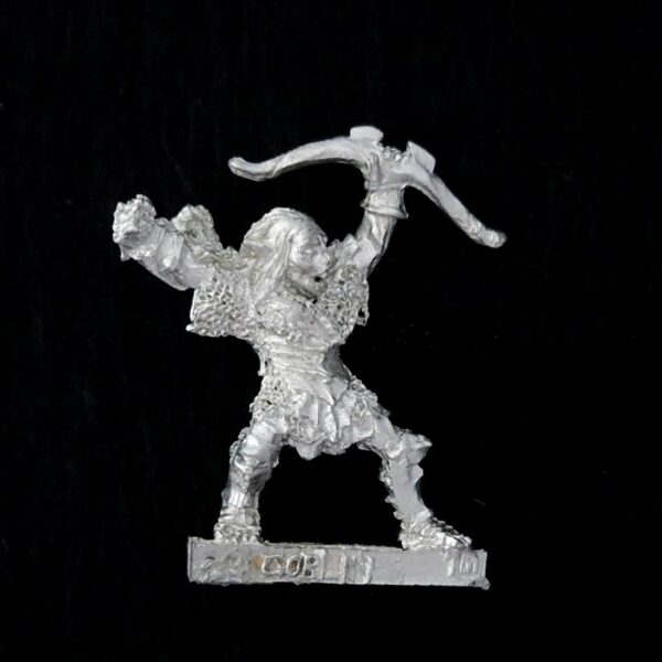 A photo of a Moria Goblin Captain Middle Earth Miniature