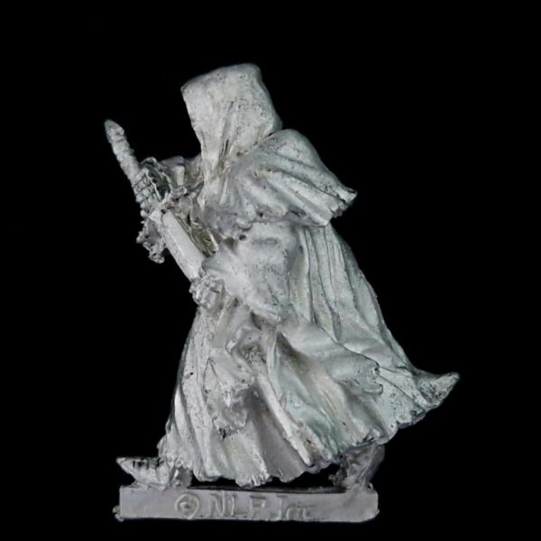 A photo of a Angmar Witch King on Foot Middle Earth Warhammer miniature