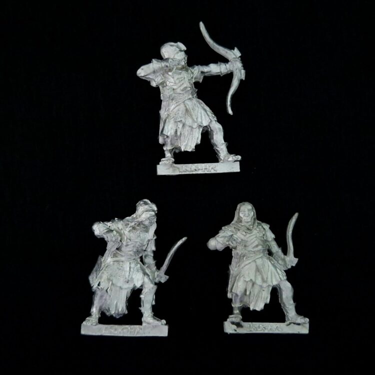 A photo of Isengard Uruk-Hai Scout Bowmen Middle Earth Warhammer miniatures