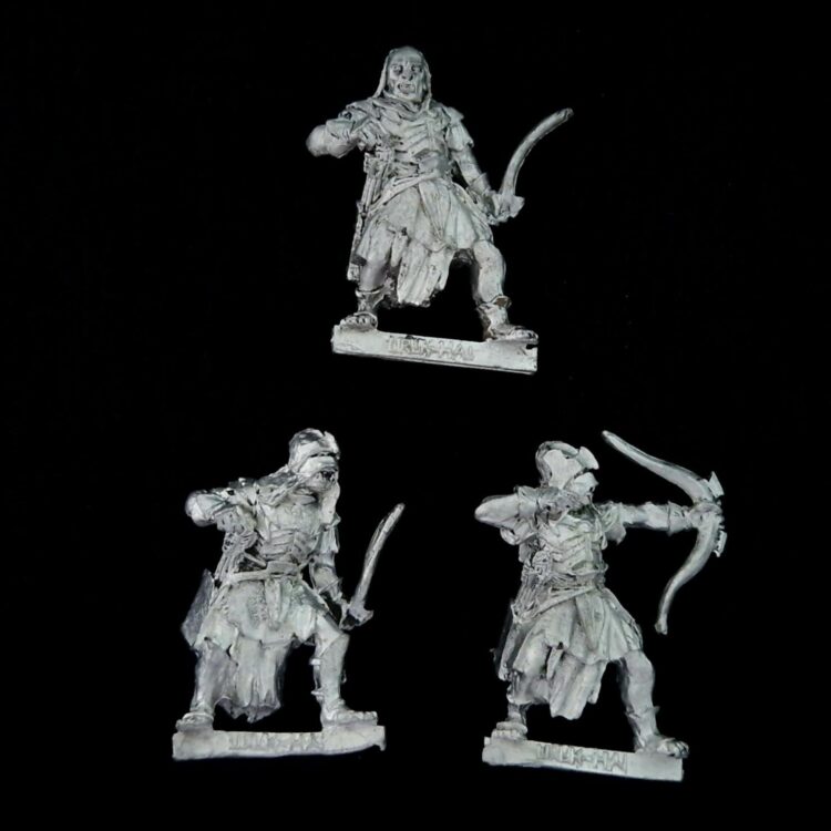 A photo of Isengard Uruk-Hai Scout Bowmen Middle Earth Warhammer miniatures