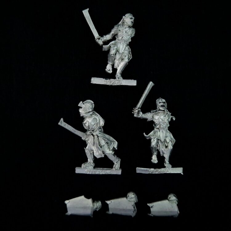 A photo of Isengard Uruk-Hai Scouts Middle Earth Warhammer miniatures