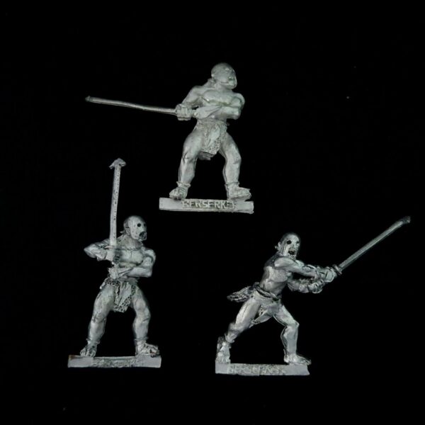 A photo of Isengard Uruk-Hai Berserkers Middle Earth Warhammer miniatures