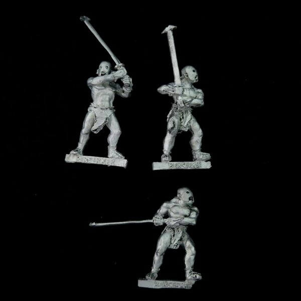 A photo of Isengard Uruk-Hai Berserkers Middle Earth Warhammer miniatures
