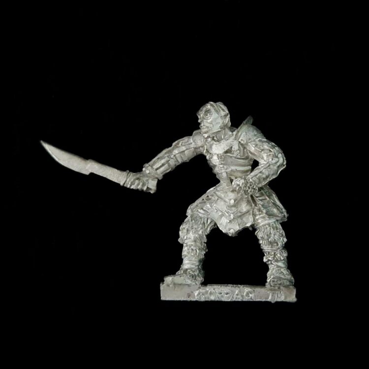 A photo of a Mordor Gorbag Middle Earth Warhammer miniature