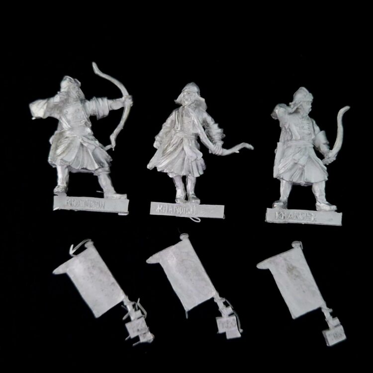 A photo of Variags of Khand Khandish Bowmen Middle Earth Warhammer miniatures