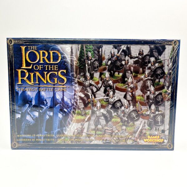 A photo of Warriors of Minas Tirith Warhammer miniatures