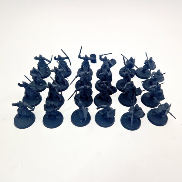 A photo of Warriors of Minas Tirith Warhammer miniatures