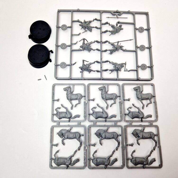 A photo of Riders of Rohan Middle Earth Warhammer miniatures