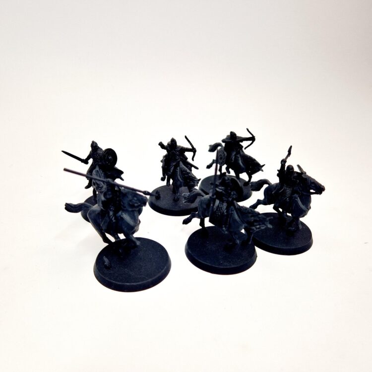 A photo of Riders of Rohan Middle Earth Warhammer miniatures