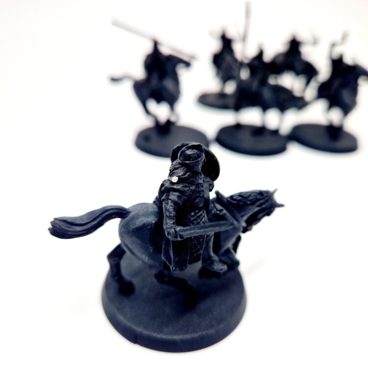 A photo of Riders of Rohan Middle Earth Warhammer miniatures