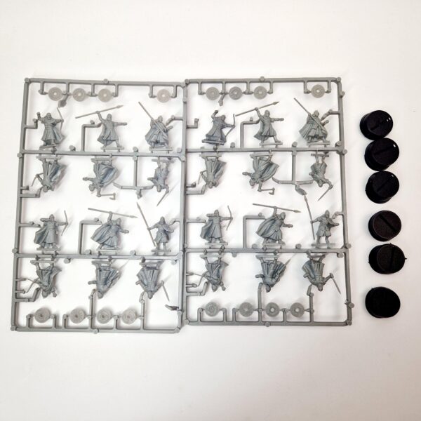 A photo of Rohan Warriors Warhammer miniatures