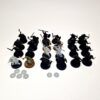 A photo of Rohan Warriors Warhammer miniatures