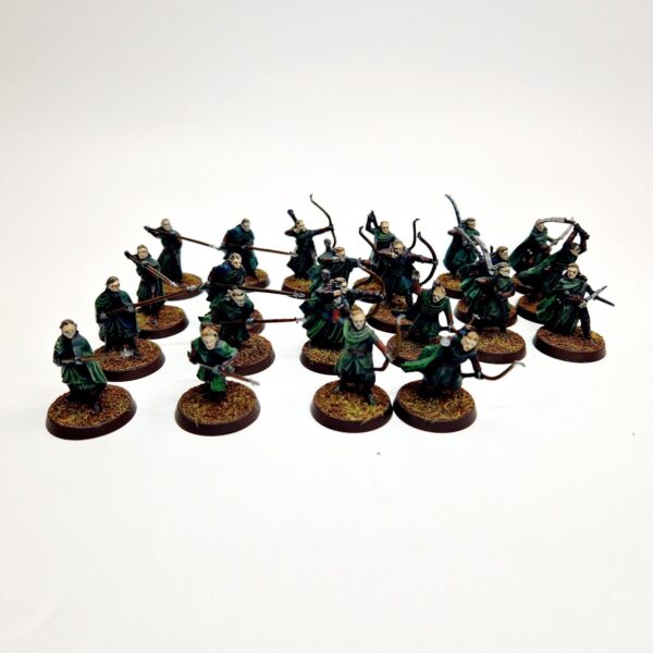 A photo of Lothlórien Wood Elf Warriors Warhammer miniatures