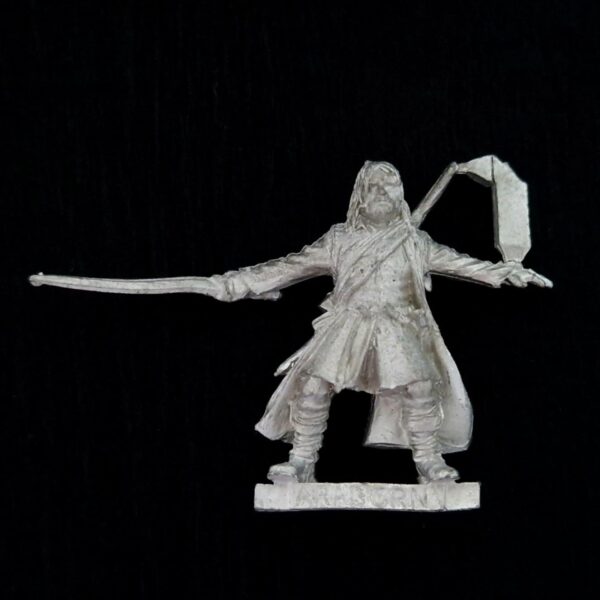 A photo of a The Fellowship Aragorn Middle Earth Warhammer miniature