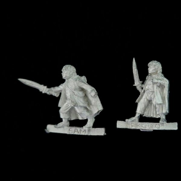 A photo of The Fellowship Frodo and Sam Middle Earth Warhammer miniatures