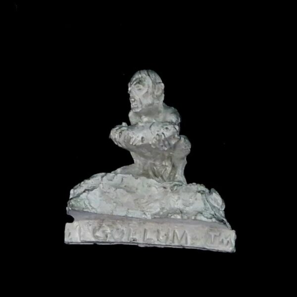 A photo of a The Fellowship Gollum Ithilien Middle Earth Warhammer miniature