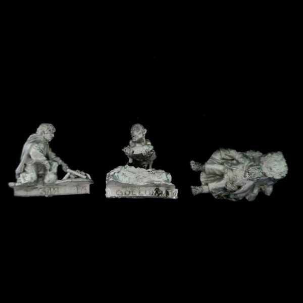 A photo of The Fellowship Frodo Sam and Gollum Ithilien Middle Earth Warhammer miniatures
