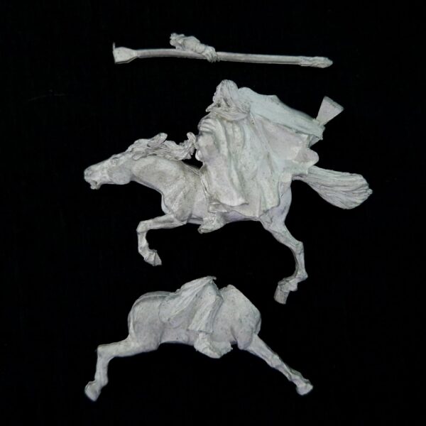 A photo of The Fellowship Gandalf the White Mounted Middle Earth Warhammer miniature