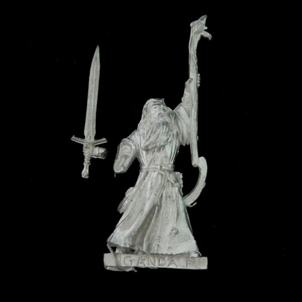 A photo of a The Fellowship Gandalf the Grey at Kazad-Dûm Warhammer miniature
