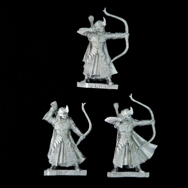 A photo of Lothlorien Haldir's Elves Middle Earth Warhammer miniatures
