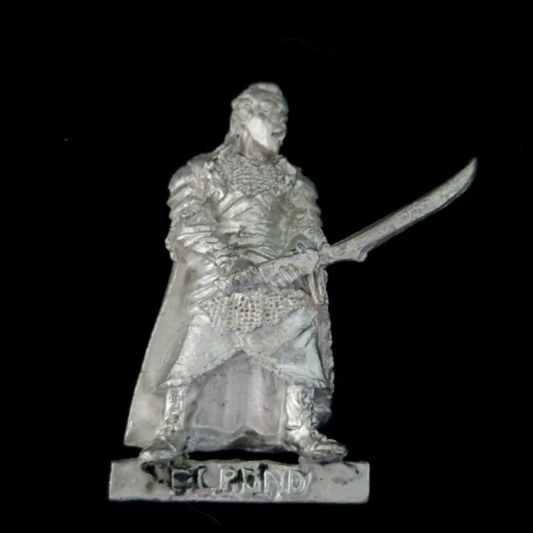 A photo of a Rivendell Elrond Warhammer miniature