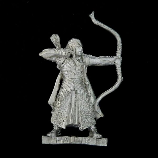 A photo of a Lothlorien Amoured Haldir Warhammer miniature