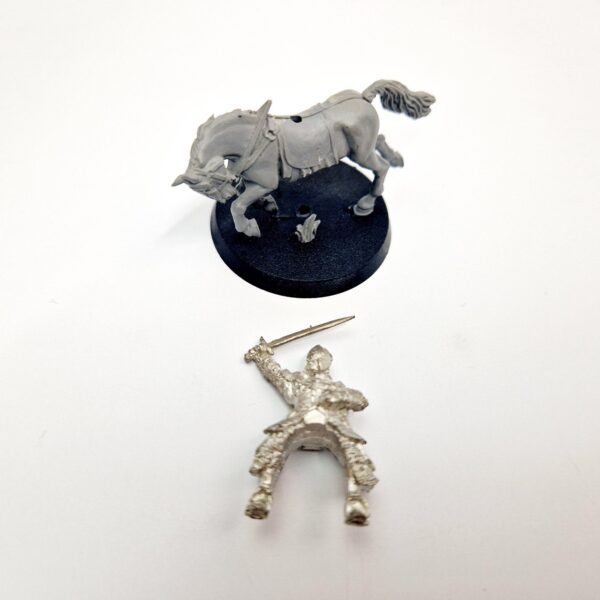 A photo of a Mounted Faramir Warhammer miniature