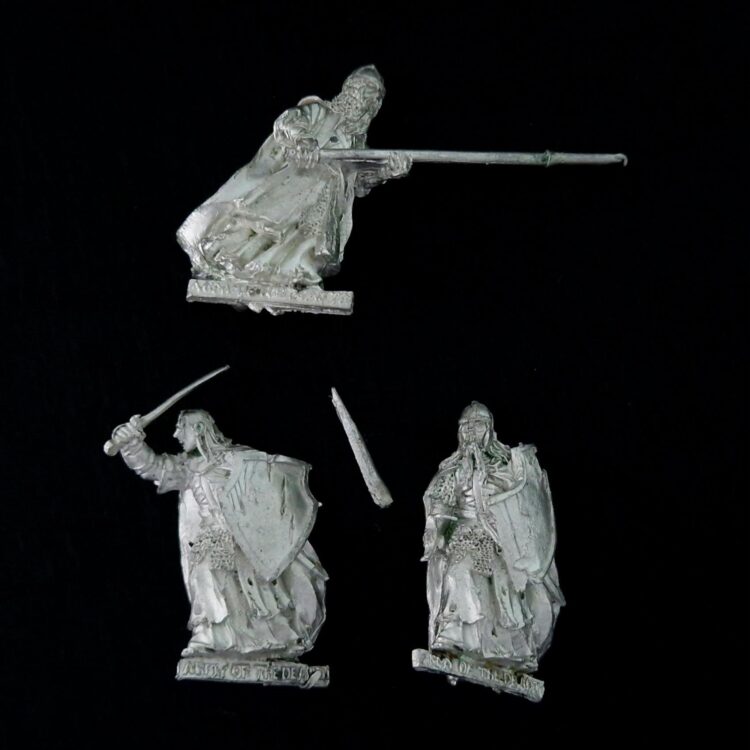 A photo of Army of the Dead Warriors Warhammer miniatures