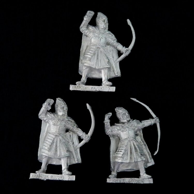 A photo of Citadel Guard Middle Earth Warhammer miniatures