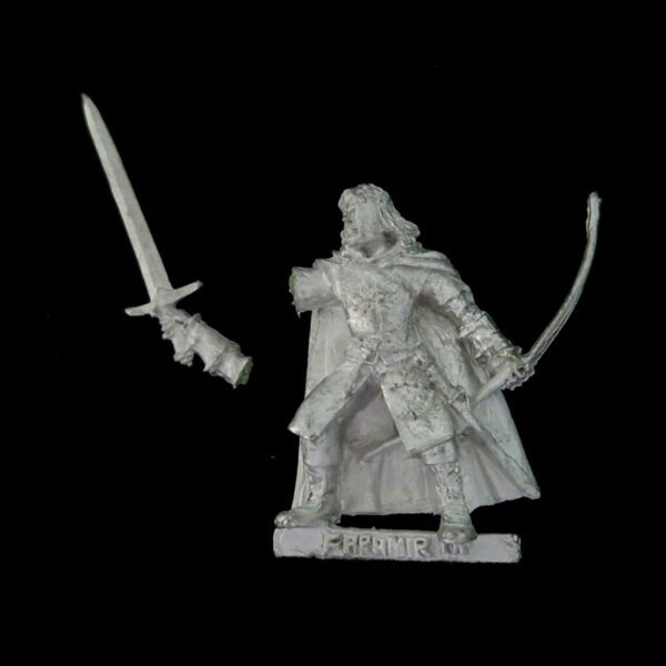 A photo of a Faramir Ranger on Foot Warhammer miniature