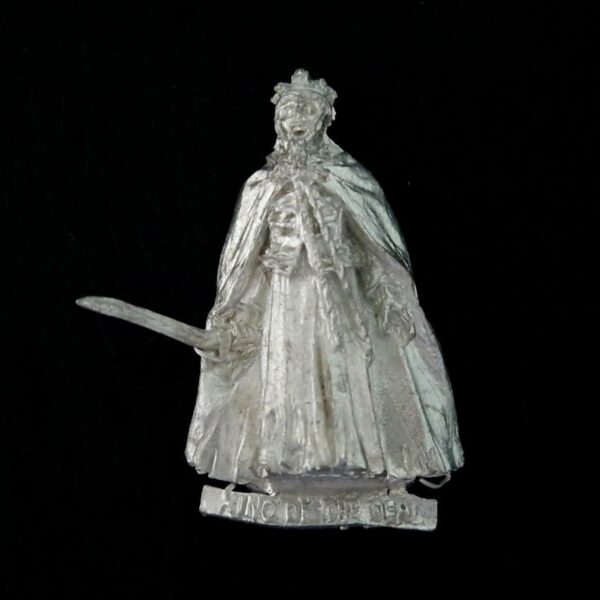 A photo of a The King of the Dead Middle Earth Warhammer miniature