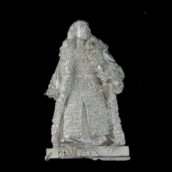 A photo of a Denethor Warhammer miniature