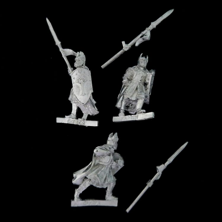 A photo of Númenor Spearmen Middle Earth Warhammer miniatures