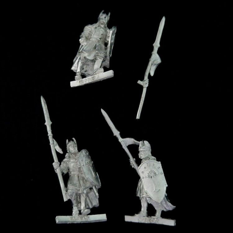 A photo of Númenor Spearmen Middle Earth Warhammer miniatures