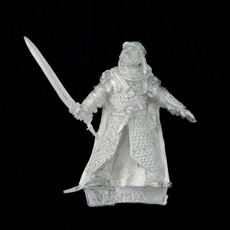 A photo of a Rohan Hama Warhammer miniature