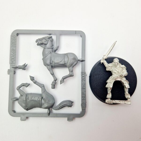 A photo of a Rohan Théodred Warhammer miniature