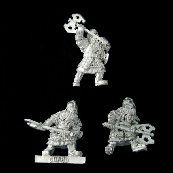 A photo of Dwarf Khazâd Guard Middle Earth Warhammer miniatures
