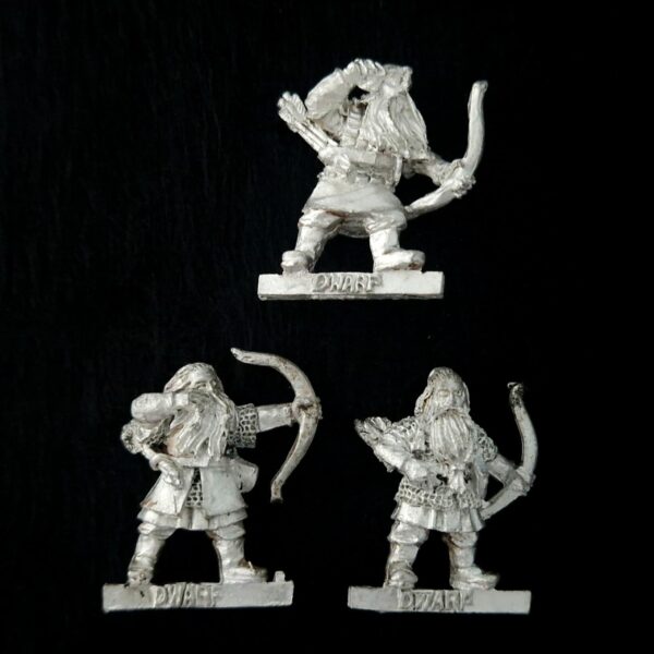 A photo of Dwarf Bowmen Middle Earth Warhammer miniatures