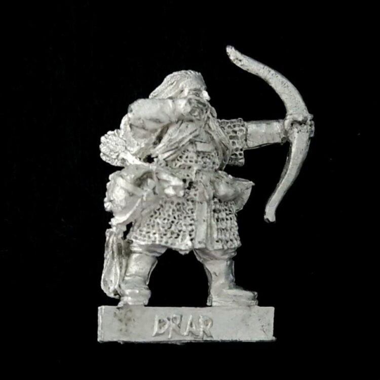 A photo of a Dwarf Drár Middle Earth Warhammer miniature