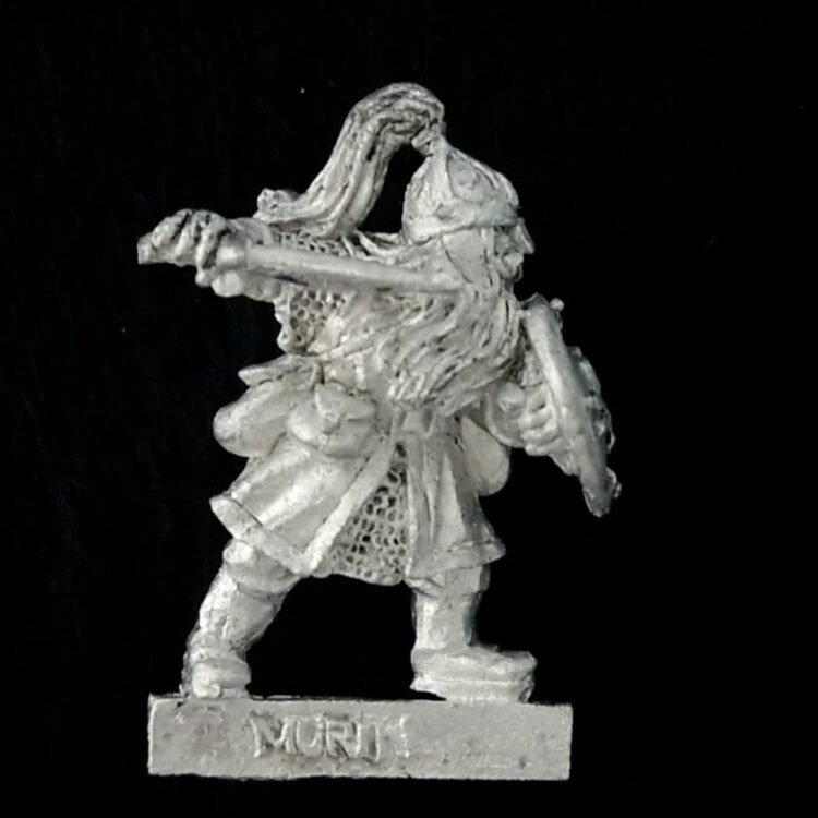 A photo of Dwarf Múrin Middle Earth Warhammer miniature
