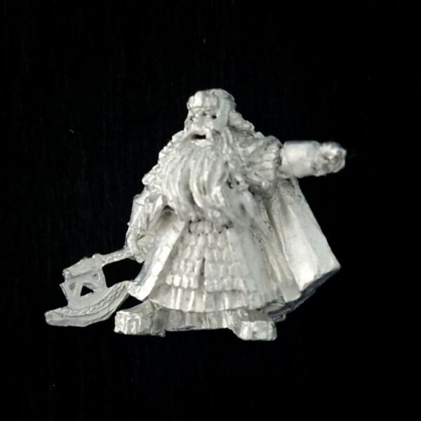 A photo of a Dwarf Lord Balin Middle Earth Warhammer miniature