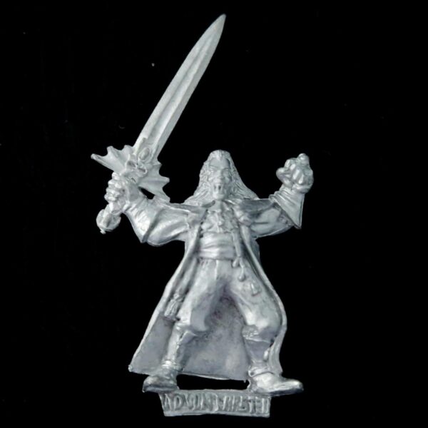 A photo of a Undead Vlad von Carstein Warhammer miniature