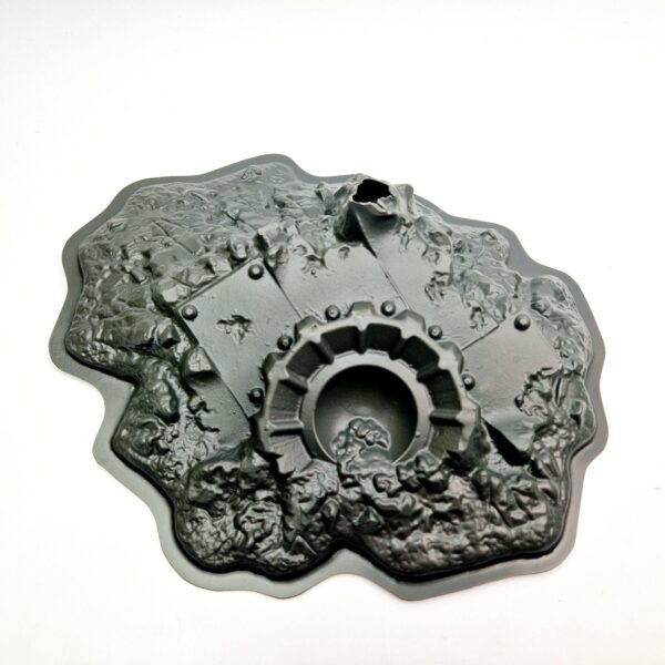A photo of a Planetstrike Blastscape Crater Warhammer Scenery Terrain piece