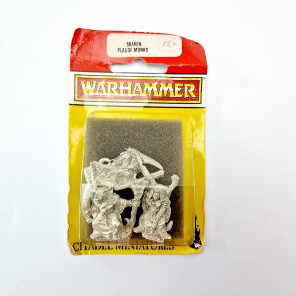 A photo of Skaven Plague Monks Warhammer miniatures
