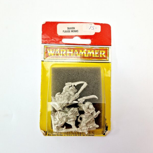 A photo of Skaven Plague Monks Warhammer miniatures